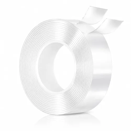 Vista 8 de Cinta nano doble cara resistente 1/2 '' × 10 pies extraíble lavable sin