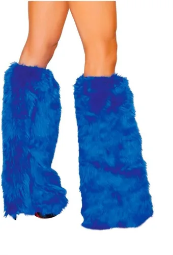 Vista 3 de Roma Costume Halloween Party - Fundas para botas de piel para mujer, color negro, talla única, Negro