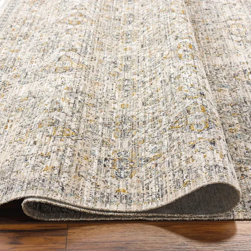 Vista 7 de Livabliss x Becki Owens Margaret - Alfombra vintage lavable para exteriores, 2 pies 7 pulgadas x 7 pies 3 pulgadas, gris medio, (7 pies y menos)
