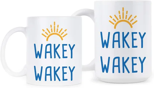 Vista 2 de We Got Good Wakey Wakey - Taza de café Wakey Wakey