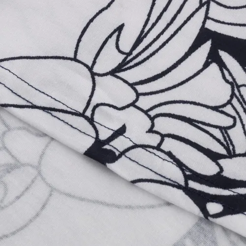 Vista 5 de ZEFOTIM Vestidos de verano para mujer 2023 de manga cortasin mangas, floral, cuello en V, vestido midi casual, a la moda, vestidos fluidos