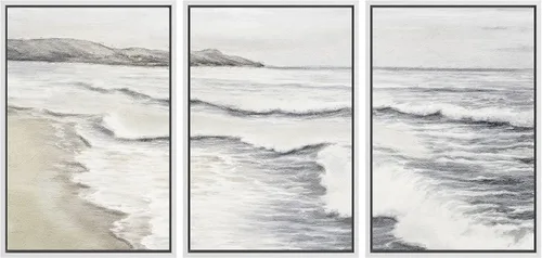 Vista 17 de SIGNWIN Lienzo enmarcado para pared, juego de arte sereno de pantanos con humedales verdes e ilustraciones de agua tranquila, arte moderno