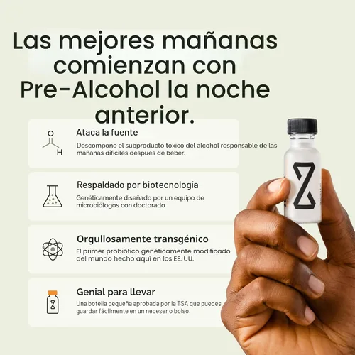 Vista 5 de ZBiotics Siéntete mejor después de beber, despierta renovado, respaldado por la ciencia, probiótico patentado para mañanas más fáciles, apto