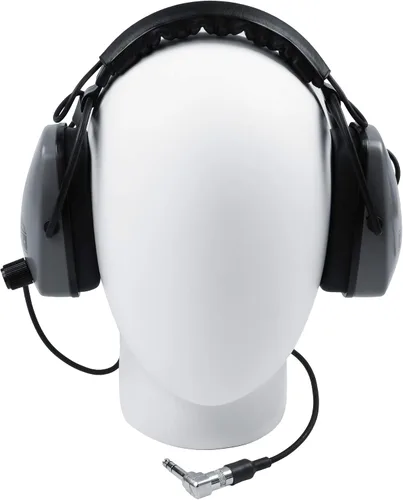 Vista 2 de DetectorPro Original Gris Ghost Platinum Series Auriculares con enchufe de ángulo de 1/4