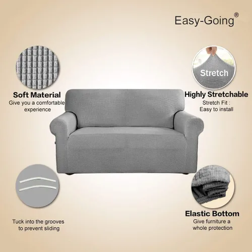 Vista 2 de Easy-Going 2 piezas de fundas para silla, paquetes de funda de sofá