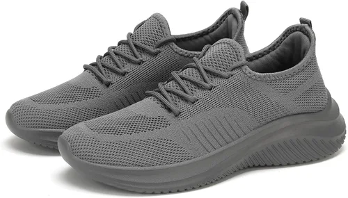 Vista 7 de LCGJR Zapatos de senderismo para hombre, ultraligeros, informales, sin cordones, para entrenamiento, tenis para hombre, malla transpirable, cómoda