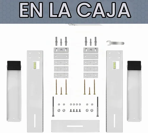 Vista 8 de Flamorrow Soporte de aire acondicionado de ventana, soporte de aire acondicionado resistente con 2 brazos, soporte universal de CA para ventana
