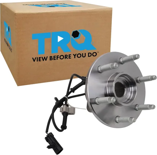 Vista 105 de TRQ Cojinete de rueda lateral del pasajero trasero y conjunto de cubo compatible con Ram ProMaster 1500 ProMaster 2500 ProMaster 3500 2014-2023