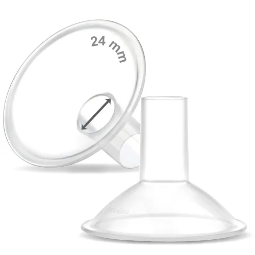 Vista 77 de Maymom MyFit Crater Series - Protector de pecho pequeño de 0.394 in con diseño de dos piezas compatible con piezas de bomba Medela; reemplazo