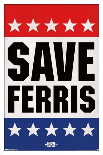 Vista 11 de Trends International FERRIS BUELLER - Póster de pared Save, 22.375 x 34 pulgadas, versión premium sin marco