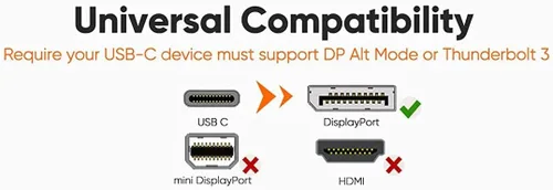 Vista 2 de Dell Adaptador-USB C a DisplayPort Laptop