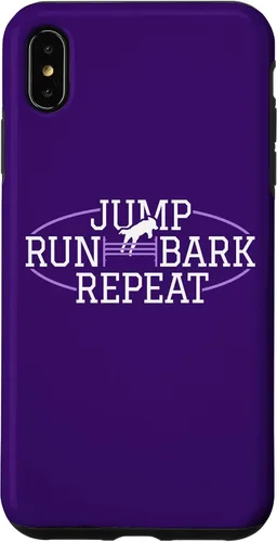 Vista 7 de iPhone 15 Dog Agility Handler - Jump Run Bark Repeat - Dog Agility Case