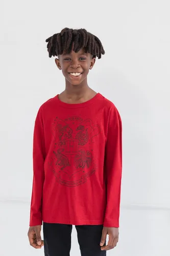 Vista 2 de Harry Potter Hogwarts - Camiseta de manga larga para niños pequeños, 2