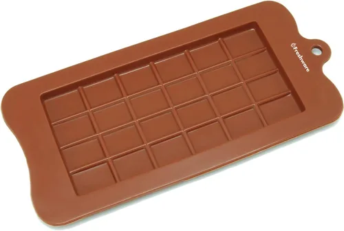 Vista 2 de Molde de silicona para chocolate Freshware CB-607BR, Destrozar (Break-Apart), Marrón