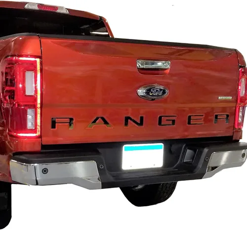Vista 7 de Kit de letras para puerta trasera Ford F-150 de Putco - Acero inoxidable - Compatible con Ford F150 2021-2025