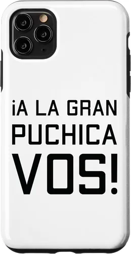 Vista 4 de Funda para iPhone 12 mini A La Gran Puchica Vos El Salvador Chapin Salvi Pupusas Guate