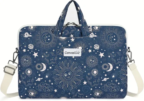 Vista 16 de Funda de hombro impermeable para laptop MacBook Pro de 16 pulgadas y 15.6 pulgadas y laptop de 16 pulgadas (Bandanna)