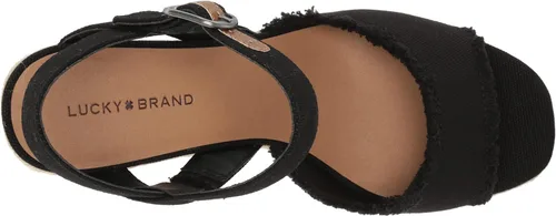 Vista 5 de Lucky Brand - Sandalias de cuña Mindra, tipo alpargata, para mujer
