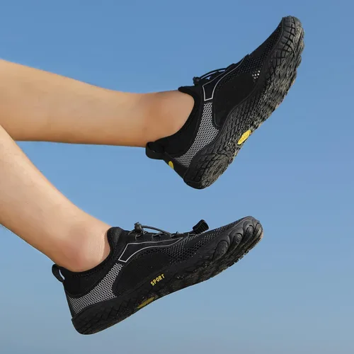Vista 7 de Zapatos de agua para mujer, zapatos de playa descalzos, de secado rápido, para yoga, sin cordones, zapatos de natación para hombre