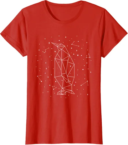 Vista 78 de Sternbild Penguin Constellation Emperor Sea Bird Penguin Camiseta Negro