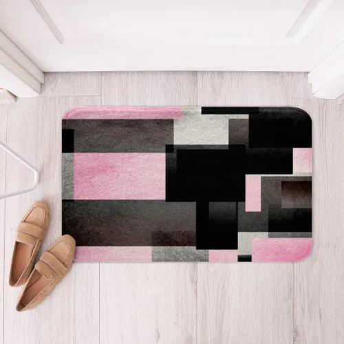 Vista 23 de Feelyou Tapete de baño con estampado floral de rosas 3D, antideslizante, tapete absorbente para baño, bañera, ultrasuave, lavable a máquina, 16 x 24
