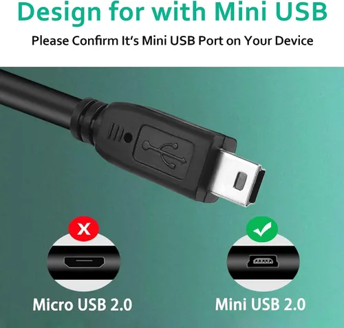 Vista 6 de Cable USB compatible con Provo Craft Cricut Gypsy GPSY0001 máquina de diseño portátil