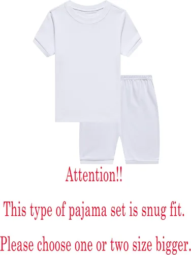 Vista 3 de Family Feeling Boys Summer Pajamas Sets Short Sets