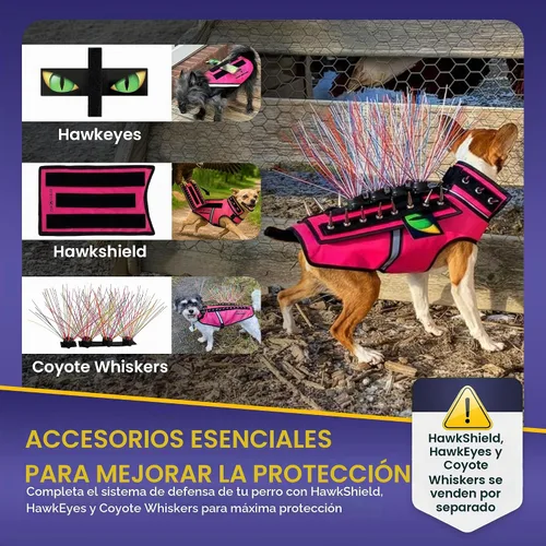 Vista 10 de CoyoteVest SpikeVest - Arnés para perro, fabricado en los Estados Unidos Rosado