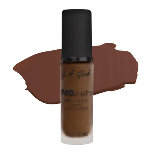 Vista 19 de L.A. Girl PRO.Matte Foundation, Sand GLM678 (Paquete de 2)