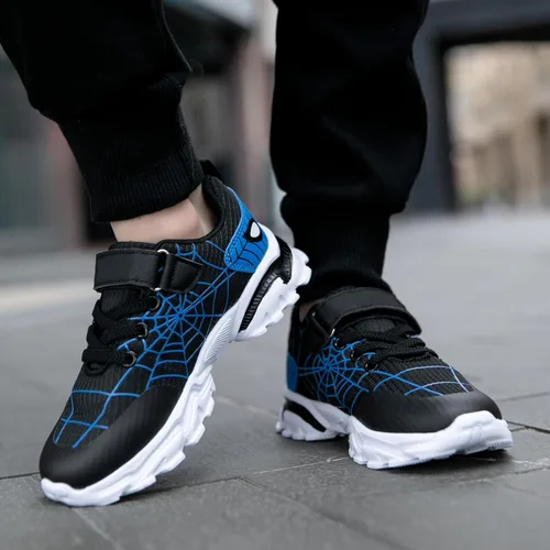 Vista 6 de IGBAY Zapatillas deportivas para niños pequeños y grandes con amortiguación, para correr, deportes, deportes, fitness, entrenamiento cruzado