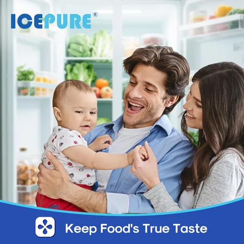 Vista 9 de ICEPURE AF004 Filtro de aire para refrigerador LG LT120F, Kenmore Elite 469918, 9918, ADQ73214402, ADQ73214404, ADQ7334008, paquete de 3