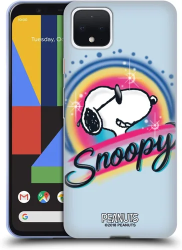 Vista 259 de Head Case Designs Officially Licensed Peanuts Beach Surf Snoopy Boardwalk Airbrush Gel Case [Military Grade Protection] Compatible with Google Pixel