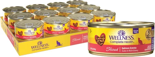 Vista 17 de Wellness Natural comida enlatada, para gatos, libre de granos, Anaranjado