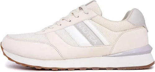 Vista 2 de Nautica Tenis con cordones para hombre informales, elegantes y cómodos para caminar