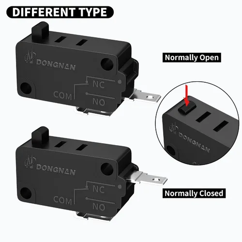 Vista 3 de DaierTek Interruptor de puerta de microondas KW3A/KW3AT 16A 125VAC/250VAC Enclavamiento de puerta 4 Normalmente abierto 2 Interruptor de horno