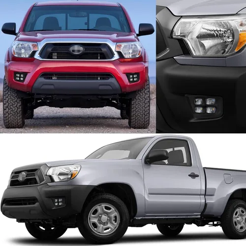 Vista 5 de Switchback - Lámpara LED antiniebla frontal color blanco y ámbar, luz intermitente LED intermitente para 2012-2015 compatible con accesorios Toyota