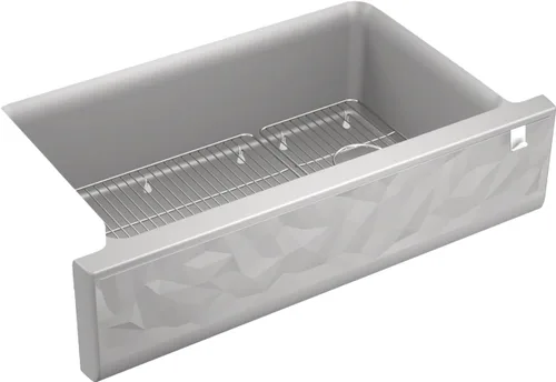 Vista 48 de Kohler K-8223-CM5 Cairn - Grifos para fregadero de cocina, color beige mate