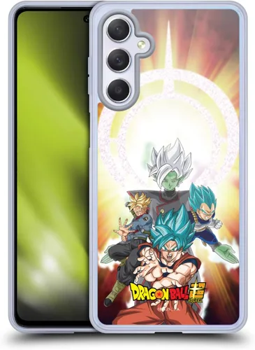 Vista 182 de Head Case Designs Funda de gel con licencia oficial de Dragon Ball Super Group Future Trunks Arc Characters [protección de grado militar] compatible