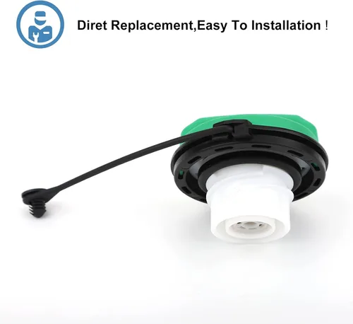 Vista 3 de Tapa de llenado del depósito de combustible, tapa de gasolina compatible con Ford 2008-2017 F250 F350 F450 F550 Super Duty, repuesto # FC1068