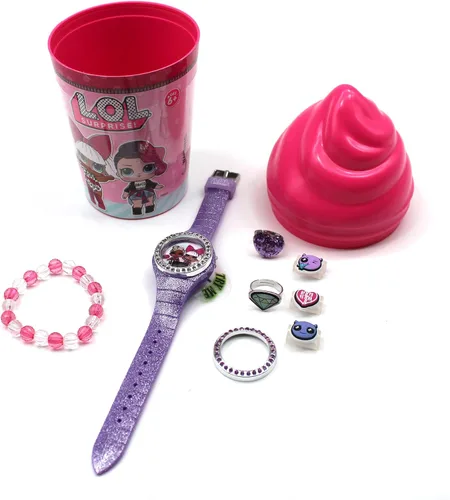 Vista 5 de LOL Surprise Accutime - Reloj oficial para niños y niñas Multi Reloj de cuarzo