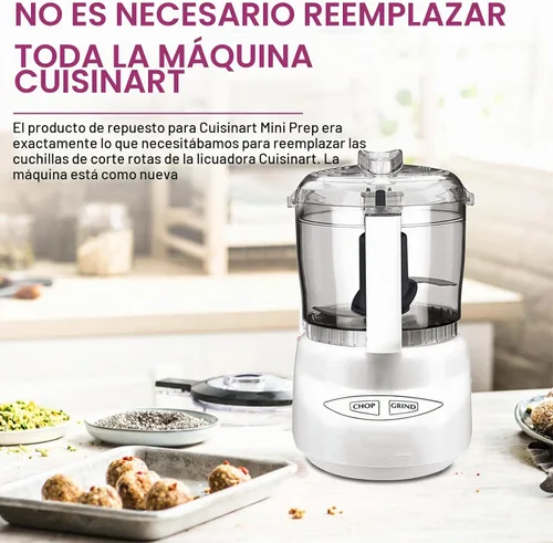 Vista 7 de DLC-2ACBN - Cuchilla de repuesto para procesador de alimentos Cuisinart Mini Prep Plus, solo compatible con cuchilla de repuesto DLC-2A, compatible