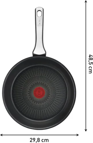 Vista 13 de Tefal Unlimited On, utensilios de cocina premium, sartén de 11 in, antiadherente de mayor duración del Reino Unido, indicador de calor, compatible