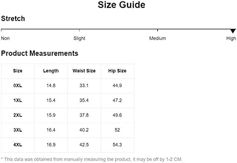 Vista 6 de Floerns Pantalones cortos asimétricos de cintura alta para mujer