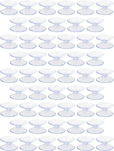 Vista 10 de Pawfly Paquete de 20 ventosas de doble cara de 0.8 pulgadas de PVC transparente de plástico para espejo de mesa de vidrio