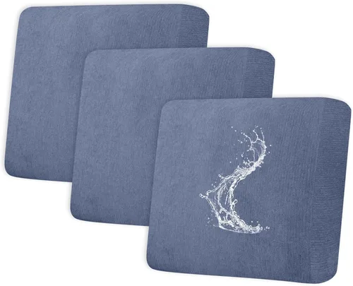 Vista 140 de Fundas de cojín impermeables para sofá, funda elástica lavable con diseño elástico antideslizante, protector de muebles para mascotas y niños