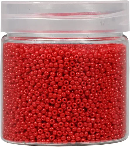 Vista 11 de Bala&Fillic Tamaño casi uniforme Cuentas de semillas redondas de color verde ejército de 2 mm Aproximadamente 10000 piezas/110 gramos en caja
