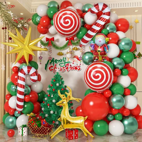 Vista 9 de Kit de Guirnalda de Arco de Globos de Halloween, 126 Piezas, Globos Negros y Naranjas con Globos de Calabaza BOO, Murciélagos de Aluminio, Globos