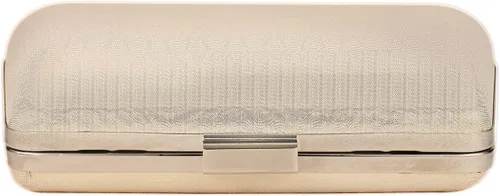Vista 7 de ZHANNI Elegante caja de embrague de noche para mujer, con marco de metal, bolso de noche, bolso de mano, boda, graduación, fiesta, novia, embrague