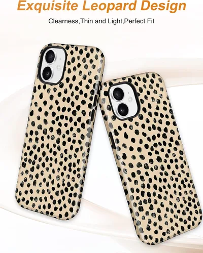 Vista 122 de Jusy Funda compatible con MagSafe con estampado de caparazón de tortuga marrón para iPhone 7/8/SE, cubierta protectora de TPU suave magnética