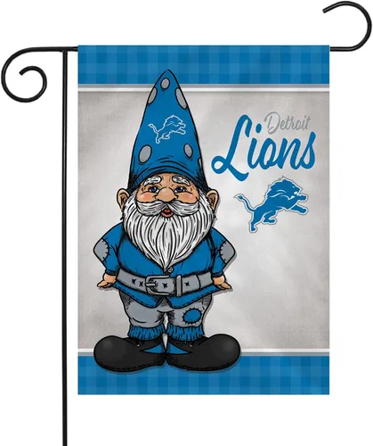 Vista 32 de Rico Industries NFL Gnomo - Bandera de jardín de doble cara de 13 x 18 pulgadas